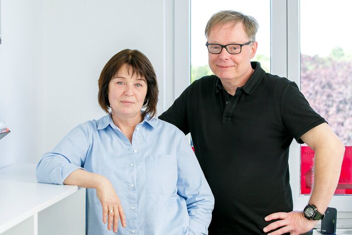 Birgit und Michael Dörr leiten den Pflegedienst Scheiba seit 1998 Birgit und Michael Dörr